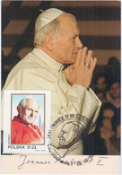 Poland Polska 1982 Pope John Paul Jan Pawel Giovanni Paolo II, Czestochowa - Tarjetas Máxima