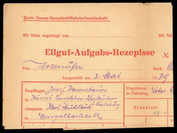 1939, Österreich, Brief - Machine Postmarks