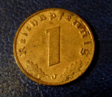 Allemagne Germany 1 Reichspfennig 1938  J - 1 Reichspfennig