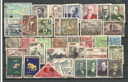 CUBA. SELECTION OF USED STAMPS - Collections, Lots & Series