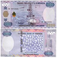 Rwanda 2000 Francs 2014 UNC - Rwanda