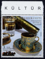 Türkiye 2020 Mi 4596 MNH Turkish Coffee Culture, Gastronomy, Traditions, Porcelain - Unused Stamps