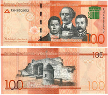 Dominican Republic 100 Pesos 2019 UNC - Dominicana