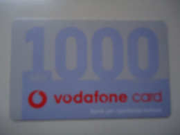 ALBANIA   USED  PREPAID  PHONECARDS  VODAFONE   2 SCAN - Albania