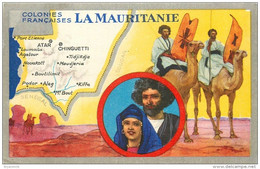 MAURITANIE - CPA  - PUB ILLUSTREE " LION NOIR " - TRES BON ETAT - Mauritanie