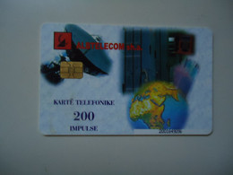 ALBANIA   USED   PHONECARDS  ADVERSTISING 2 SCAN - Abejas
