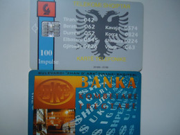 ALBANIA   USED   PHONECARDS  ADVERSTISING TIR 20000 - Albania