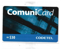 @+ République Dominicaine - CODETEL $30 - MINT NSB  (without Code = TEST) - Dominicana