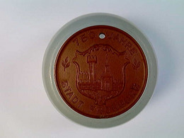 Medaille Meissen, 750 Jahre Stadt Frohburg, Porzellan, 1983 - Numismatique