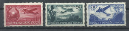 RUMANIA   YVERT  AEREO    53/55    MH  * - Unused Stamps