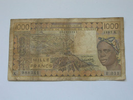 SENEGAL - 1000 Mille Francs 1985  **** EN ACHAT IMMEDIAT ***** - Senegal