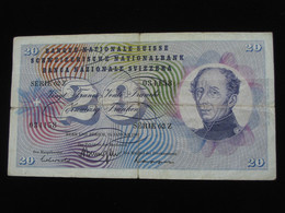 20 Francs SUISSE 1969 - Banque Nationale Suisse - Schweizerische Nationalbank   **** EN ACHAT IMMEDIAT **** - Switzerland