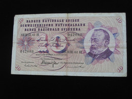 10 Francs SUISSE 1967 - Banque Nationale Suisse - Schweizerische Nationalbank **** EN ACHAT IMMEDIAT **** - Switzerland