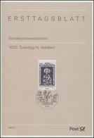 ETB 14/1997 - Hl. Adalbert, Bischof Von Prag - FDC: Covers