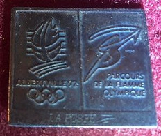 ALBERTVILLE 1992 / 92 - FRANCE - LA POSTE - PARCOURS DE LA FLAMME - JEUX OLYMPIQUES - SAVOIE -  ANNEAUX - '92 - (JO) - Olympische Spiele