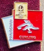ALBERTVILLE 1992 / 92 - FRANCE - SITE PRALOGNAN - CURLING - JEUX OLYMPIQUES - SAVOIE -  ANNEAUX - '92 - (JO) - Jeux Olympiques