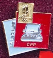 ALBERTVILLE 1992 / 92 - FRANCE - SITE LA LECHERE - CENTRE DE PRESSE - JEUX OLYMPIQUES - SAVOIE - ANNEAUX - CPP -    (JO) - Olympic Games