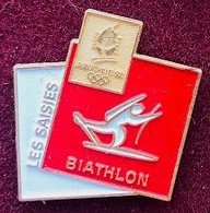 ALBERTVILLE 1992 / 92 - FRANCE - SITE LES SAISIES - BIATHLON - JEUX OLYMPIQUES - SAVOIE - ANNEAUX - '92 - (JO) - Olympische Spiele