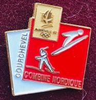 ALBERTVILLE 1992 / 92 - FRANCE - SITE COURCHEVEL - COMBINE NORDIQUE - JEUX OLYMPIQUES - SAVOIE - ANNEAUX - '92 - (JO) - Jeux Olympiques