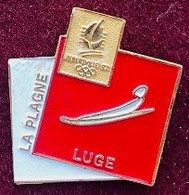 ALBERTVILLE 1992 / 92 - FRANCE - SITE LA PLAGNE - LUGE - JEUX OLYMPIQUES - SAVOIE - ANNEAUX - '92 - (JO) - Juegos Olímpicos