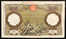 100 Lire Roma Guerriera Fascio Roma 27 02 1940 Bel Biglietto Con Carta E Colori Freschi  LOTTO 1194 - 100 Liras