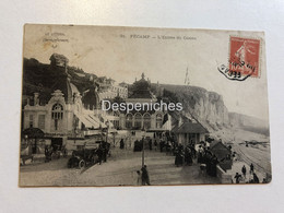 76400 Fécamp - L'entrée Du Casino - 1910 -  Carte Circulée Timbre 10ctmes - Fécamp