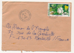 CAMEROUN => Enveloppe Douala Centre De Tri Avion Pour France, Affr. 100F Cotonnier - 23/11/1969 - Kameroen (1960-...)