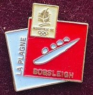 ALBERTVILLE 1992 / 92 - FRANCE - SITE LA PLAGNE - BOB - BOBSLEIGH - JEUX OLYMPIQUES - SAVOIE - ANNEAUX - '92 -  (JO) - Olympische Spelen