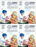 India 2022 *** ICMR Vaccine, COVID-19 ,Coronavirus, Vaccination Drive ,Doctor, Mask, Virus MN Block Of  (**) Inde Indien - Unused Stamps