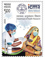 India 2022 *** ICMR Vaccine, COVID-19 ,Coronavirus, Vaccination Drive ,Doctor, Mask, Virus (**) Inde Indien - Neufs