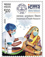 India 2022 *** ICMR Vaccine, COVID-19 ,Coronavirus, Vaccination Drive ,Doctor, Mask, Virus MNH  (**) Inde Indien - Nuevos