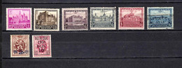 Bélgica  1930-31  .-   Y&T  Nº   308/313-315/316    ( 312  Doblez  ) - 1929-1941 Groot Montenez