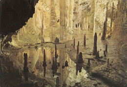 CARTOLINA  GENGA,ANCONA,MARCHE,GROTTE FI FRASASSI-LA GROTTA GRANDE DEEL VENTO-SALA DELLE CANDELINE,VIAGGIATA 1976 - Ancona