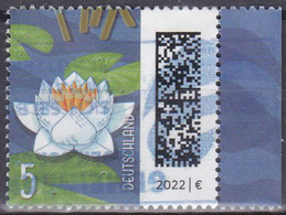 Deutschland 2021. Freimarken Post, Seerose, Mi 3644 Gestempelt - Used Stamps