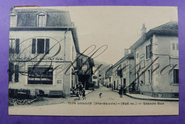 Lullin Grande Rue.  D74 1928 -Au Petite Benefice Confesion Lainages.. - Postes - Autres & Non Classés