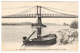 44 - ANCENIS - Les Bords De La Loire Font Les Délices Des Pêcheurs à La Ligne - Ancenis