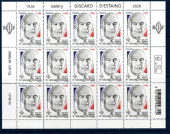France 2021. Mini Planche Valéry Giscard D'éstaing .** - Unused Stamps