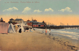 Delcampe - CPA URUGUAY MONTEVIDEO POCITOS BANOS DE SENORAS - Uruguay