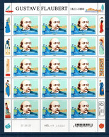 France 2021. Mini Planche Gustave Flaubert .** - Unused Stamps