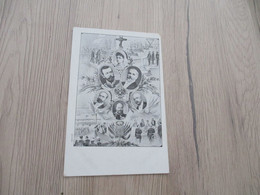 CPA Illustrée Par Blain Tsar Nicolas II Loubet Alexandra Carnot Alexandre III Dunkerque Reims 1901 - Politische Und Militärische Männer