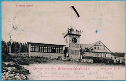 Gruss Von Der Schwarzschlagbaude 1300 Mtr.ü.M. Riesengebirge. 1900 - Czech Republic