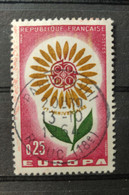 FRANCE : 1964 - Variété N°1430 -  Europa - Fond Avec Traces De Beige Débordantes + Trace Rouge Dans La Marge. - Used Stamps