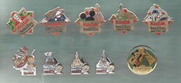 PINS PIN'S DISNEY 1141 EURODISNEY KODAK PHOTO PHOTOGRAPHIE MICKEY  LOT 10 PINS - Disney