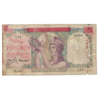 Billet, FRENCH INDO-CHINA, 20 Piastres, Undated (1942), KM:81a, B - Indochine