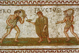 Mosaîques Romaines (Echansons Servant à Boire -III éme .Siècle.ap. J-C) Musée Du Bardo - Musées