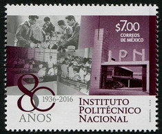 Mexico 2016 The 80th Anniversary Of The IPN - National Polytechnic Institute Stamp 1v MNH - Messico