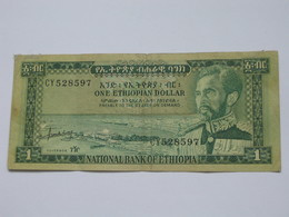 1 One Ethiopian Dollar 1966 - National Bank Of Ethiopia    **** EN  ACHAT IMMEDIAT  **** - Etiopía