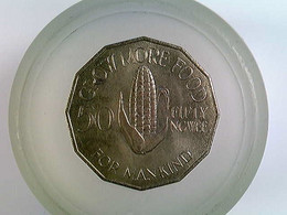 Münze Zambia, 50 Ngwee 1969, FAO, TOP - Numismática