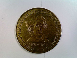 Medaille Christopher Columbus Entdecker Von Amerika 1451-1506, Große Seefahrer - Numismática