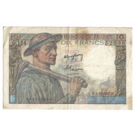 France, 10 Francs, Mineur, 1947, 1947-12-04, TB+, Fayette:8.19, KM:99f - 10 F 1941-1949 ''Mineur''